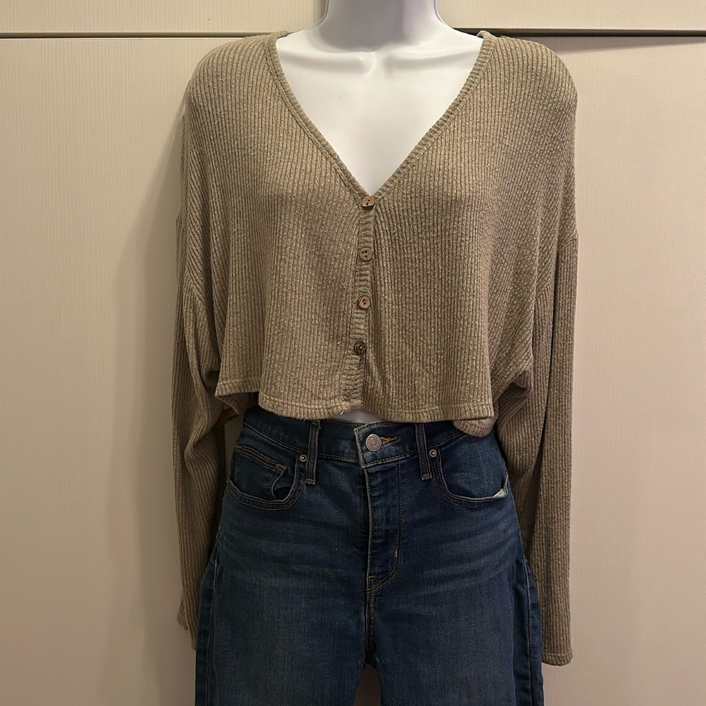 Slouchy Crop Sweater